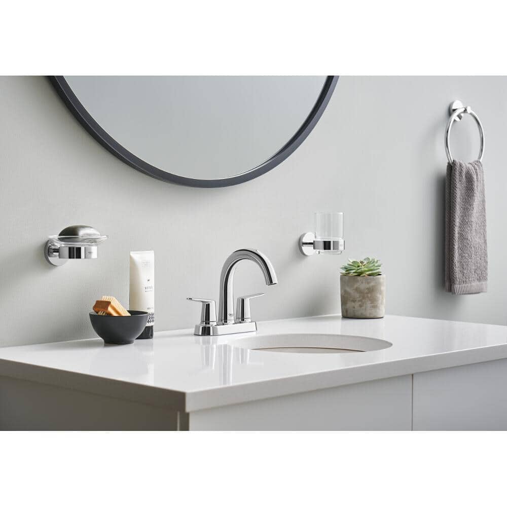Veletto Starlight Chrome 2-Handle 4" Centerset Bathroom Faucet