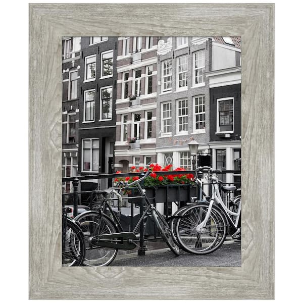 Amanti Art Dove Greywash Narrow Picture Frame Opening Size 11 x 14 in.