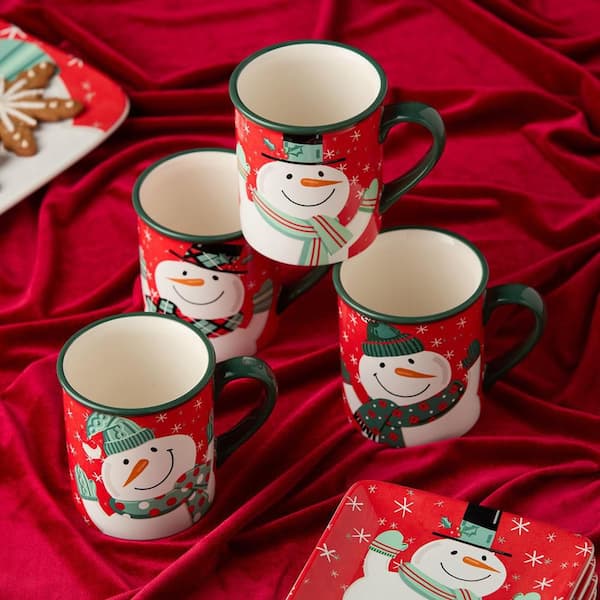 Certified International Christmas Whimsy Snowman 18 oz. Assorted