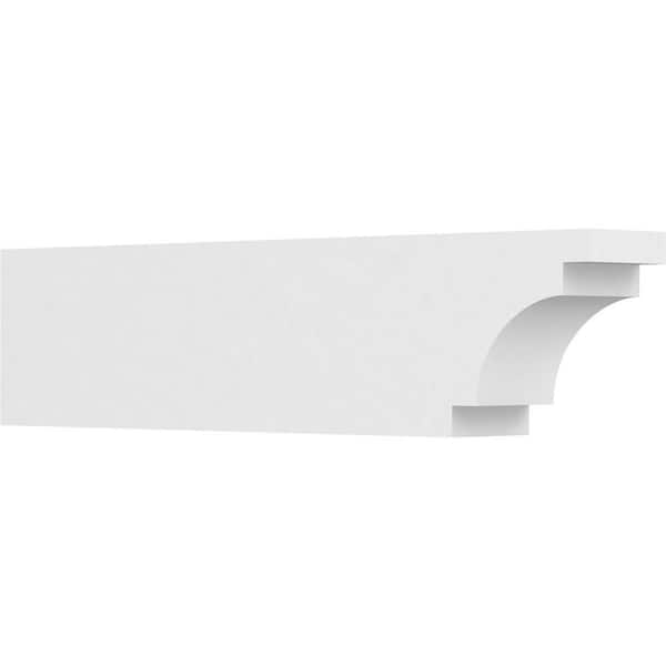Ekena Millwork 6 in. x 10 in. x 42 in. Mediterranean PVC Rafter Tail Brace