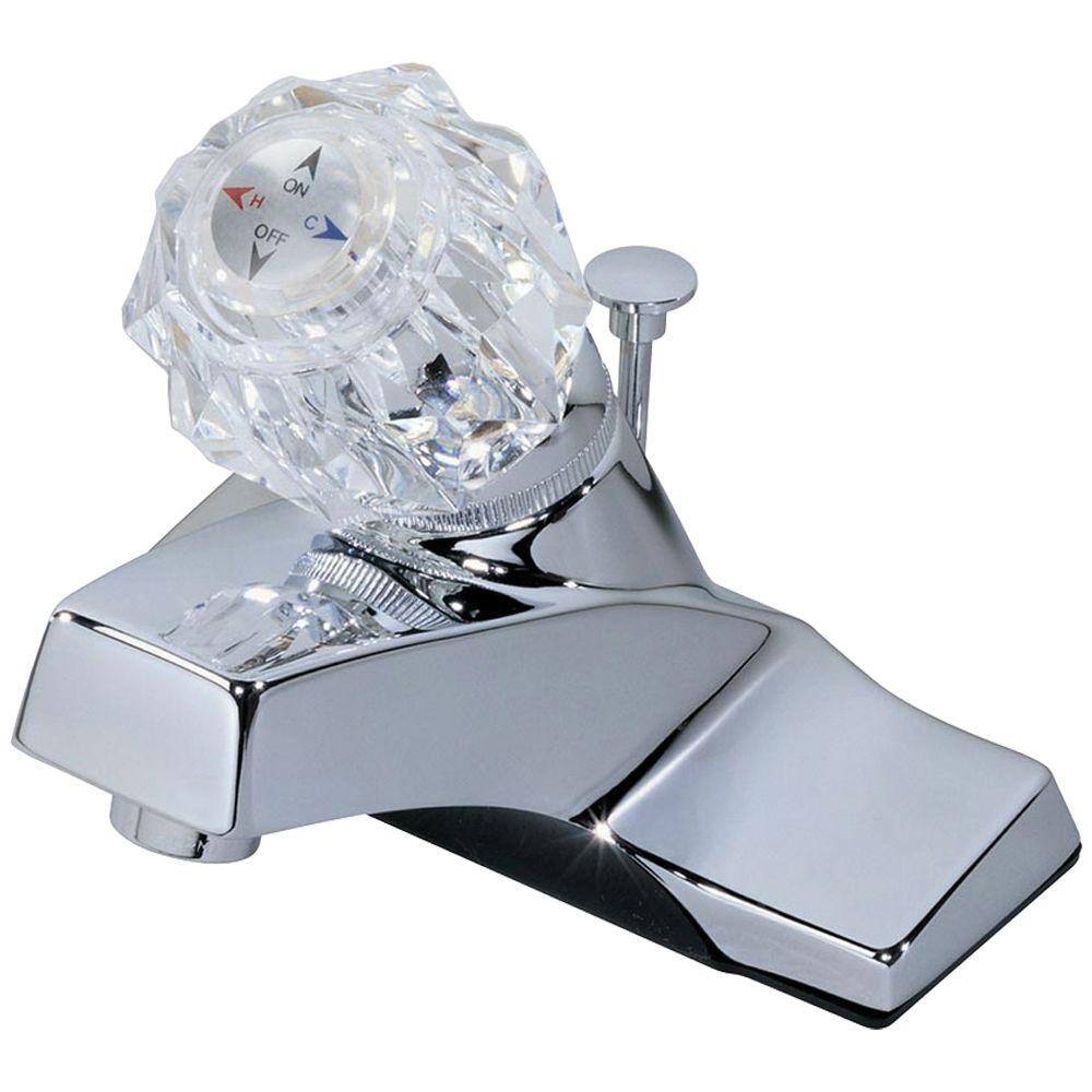 4 in. Centerset 1Handle Lavatory Faucet in Chrome 10B41WYCH1BZ The