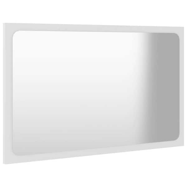 Unbranded 23.6 in. W x 14.6 in. H Rectangular Wood Framed Wall Mount Modern Decor Bathroom Vanity Mirror