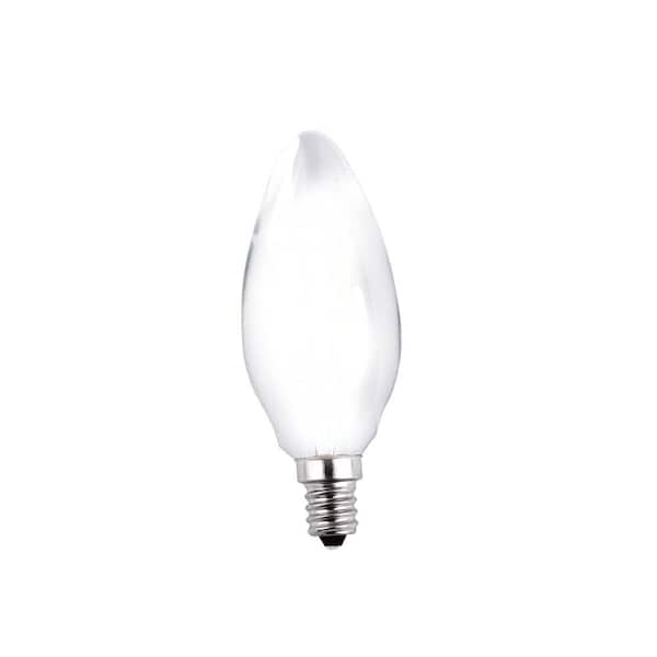 Halco Lighting Technologies 25-Watt Equivalent 2-Watt B11 2700K Dimmable LED Clear Filament Antique Vintage Light Bulb Warm White