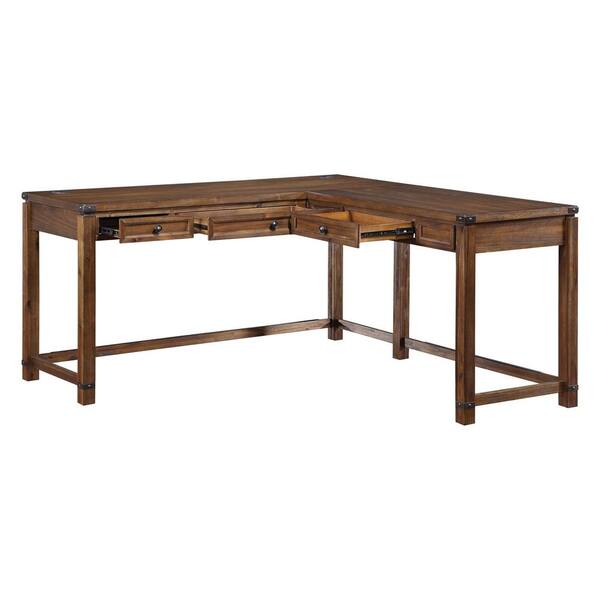 Os Home And Office Furniture Baton Rouge 60 In L Brushed Walnut Veneer 2 Drawer Computer Desk With Power Hub Btl2937 Br The Depot Office Furniture Baton Rouge 60, Office Furniture Baton Rouge