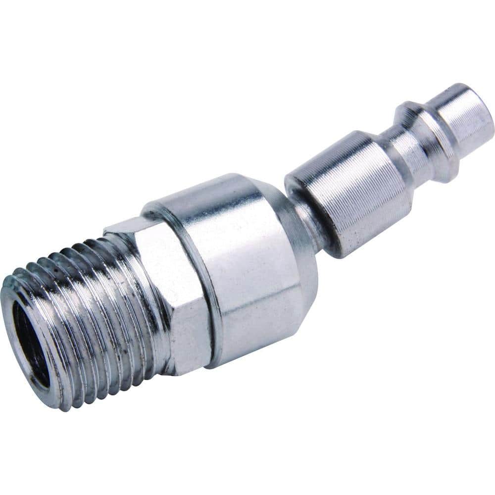 Zinc 1/4 in. x 3/8 in. Male to Male Swivel Industrial Plug