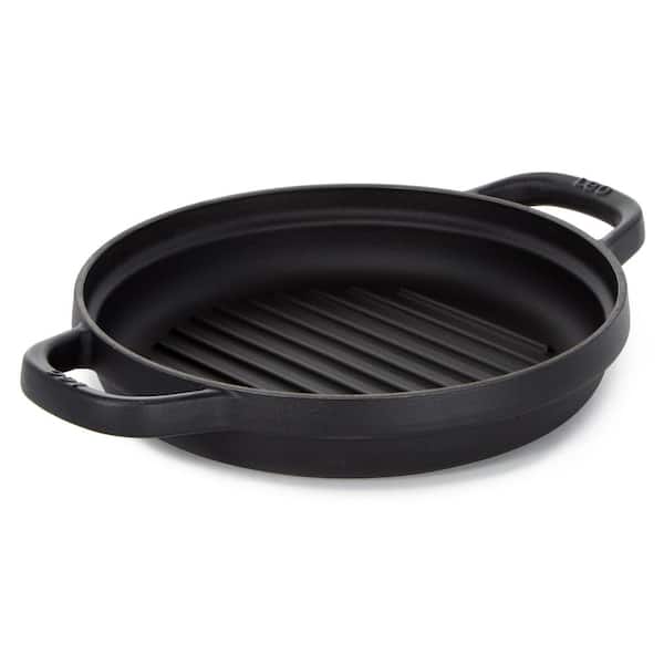 BergHOFF Graphite 10.25 in. Enamel Cast Iron Round Grill Pan