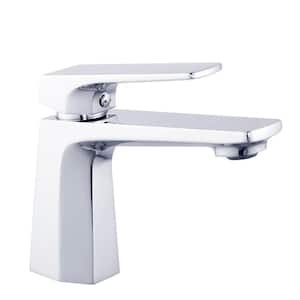 Single Hole Single-Handle Bathroom Faucet in Chrome