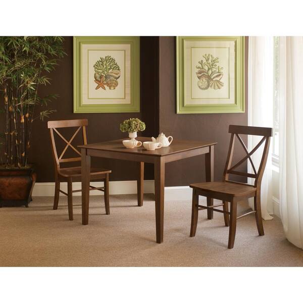 espresso wood dining chairs