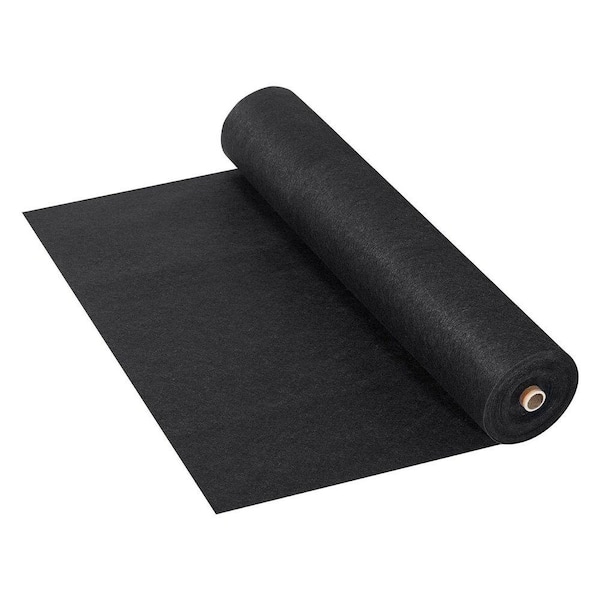 6 ft. x 100 ft. 8OZ Non-Woven Geotextile Fabric Ground Cover Weed Barrier Control Fabric