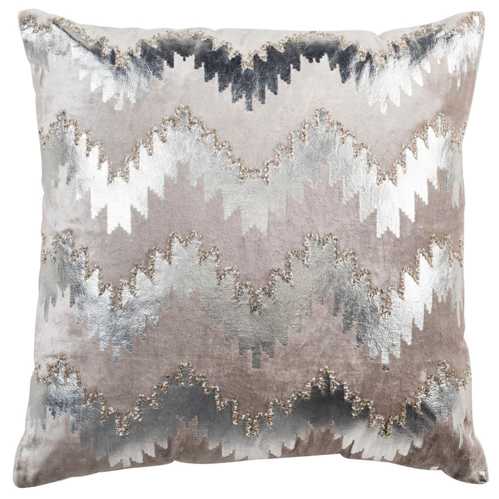 Safavieh Collection Gold Sparkle 18 Square Throw Pillow