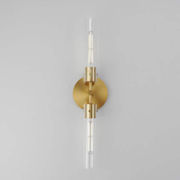 Maxim Lighting - Equilibrium 2-Light LED Brass Wall Sconce