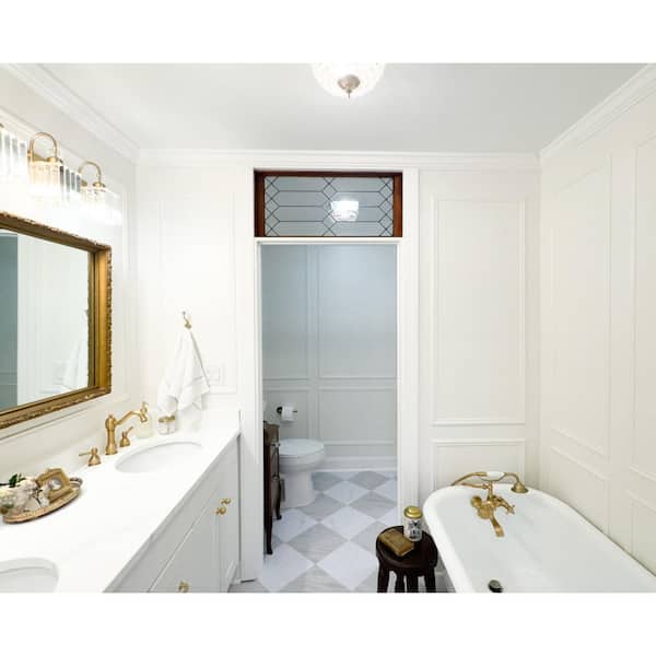 Ornamental Mouldings 589 3/8 in. x 1 1/4 in. x 96 in. Colonial