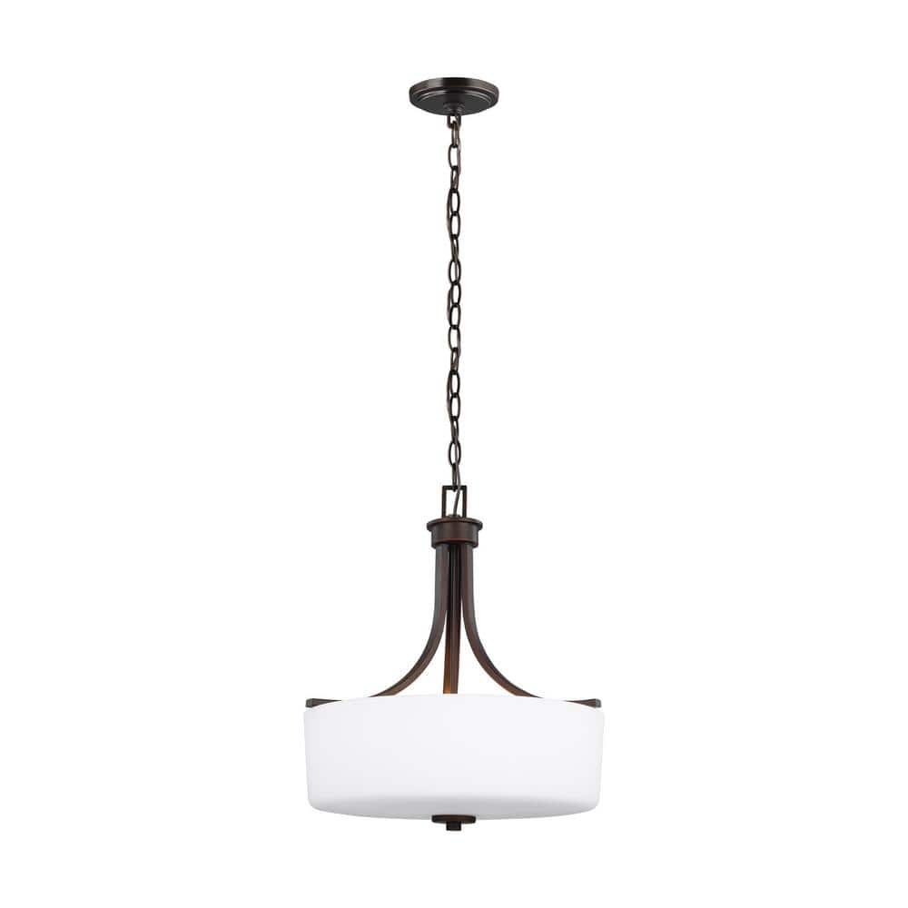 Canfield 3-Light Burnt Sienna Pendant price history on PriceWatchPro