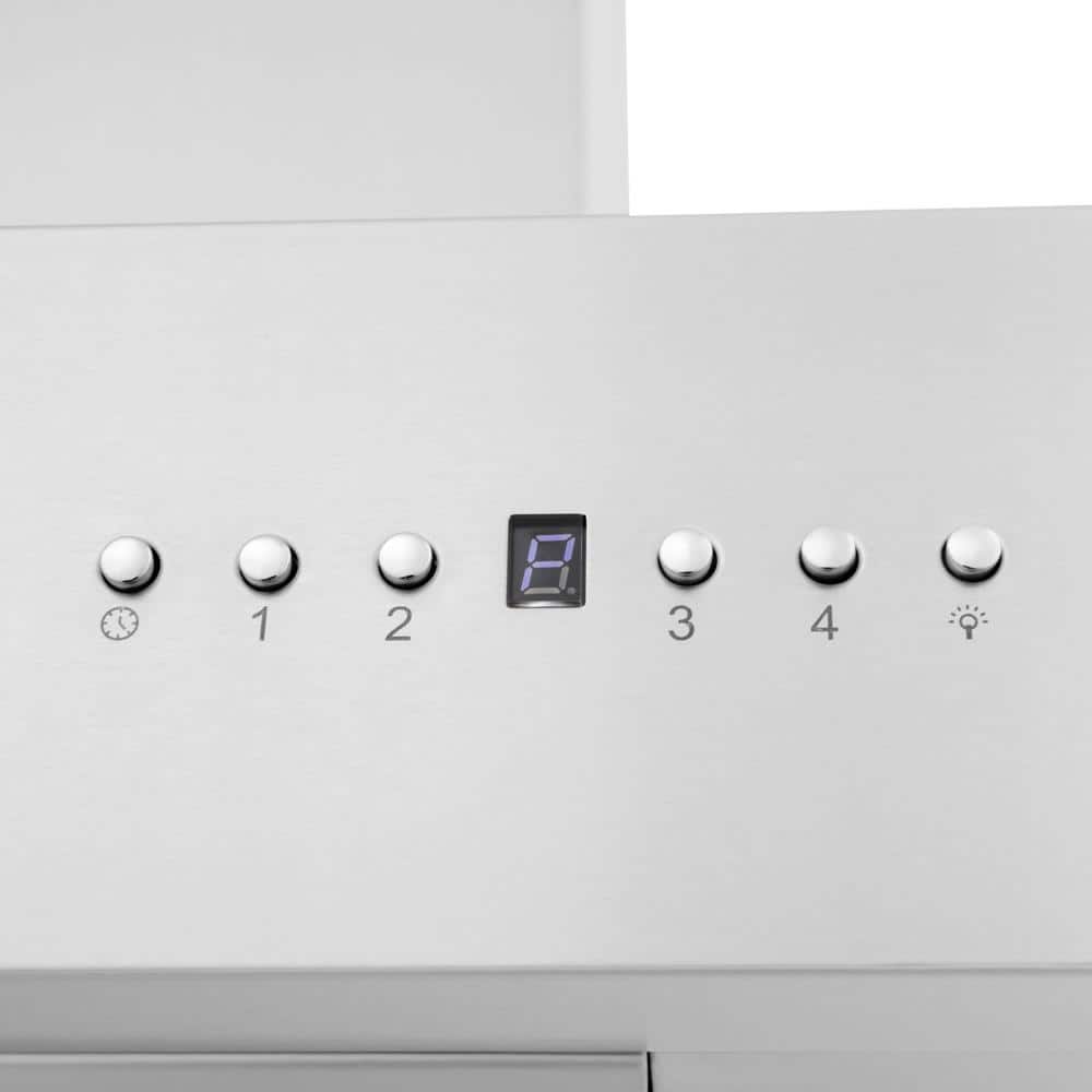 36" Stainless Steel Convertible Wall Mounted Range Hood