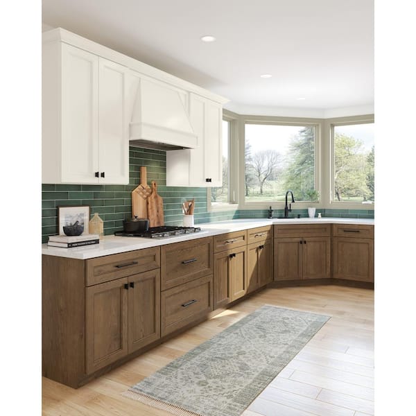 Cottage 14.5 in. W x 0.75 in. D x 14.5 in. H in Cherry Tiki Cabinet Door Sample