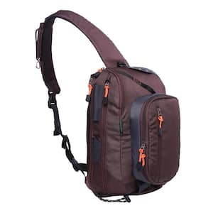 Maximumcatch Multi-Purpose 6 Compartments Waterproof Fly Fishing Bag  Adjustable Sling Bag Fishing Reel Pack