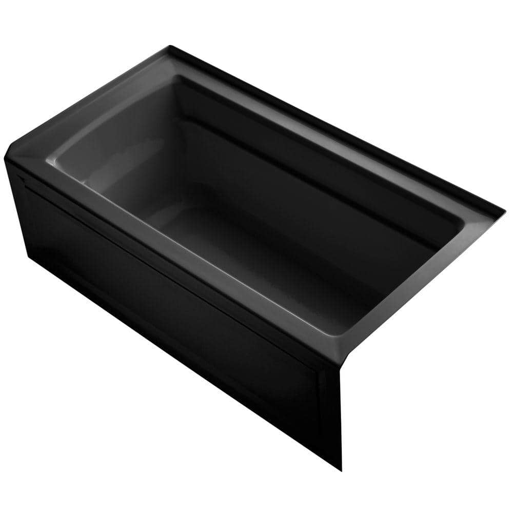 KOHLER Archer 60 in. x 32 in. Soaking Bathtub with RightHand Drain in