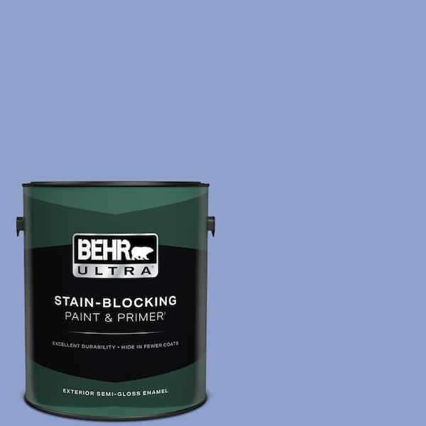 BEHR ULTRA 1 gal. #600B-4 Pageant Song Semi-Gloss Enamel Exterior Paint & Primer