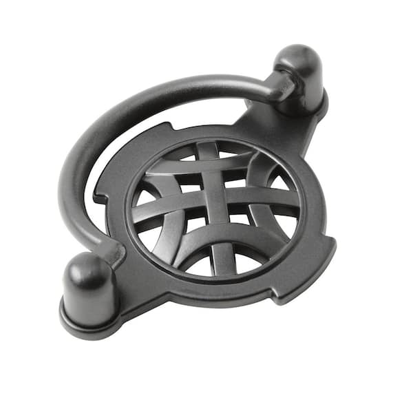 Richelieu Hardware Provence Collection 2 1/2 in. (64 mm) Anthracite Traditional Cabinet Ring Pull