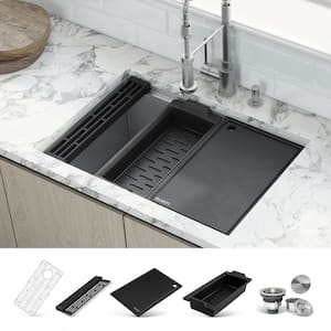 stufurhome 27 in. x 19 in. Undermount 16 Gauge Stainless Steel