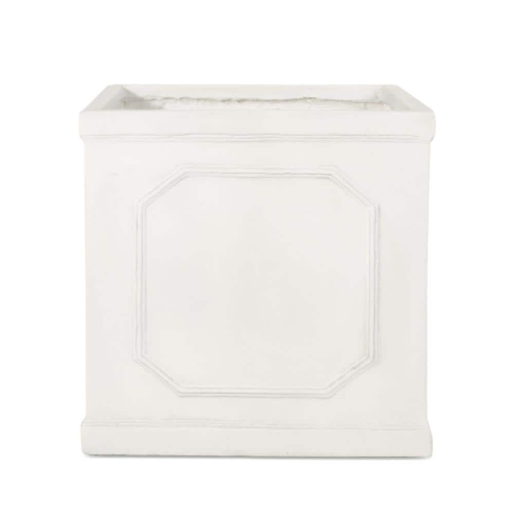 Ellis 17.75 in. Indoor Outdoor Magnesium Oxide Planter with Drainage Hole Antique White price history on PriceWatchPro