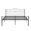 VECELO Metal Queen Size Bed Frame W/ Headbord, No Box Spring Needed, 60 ...