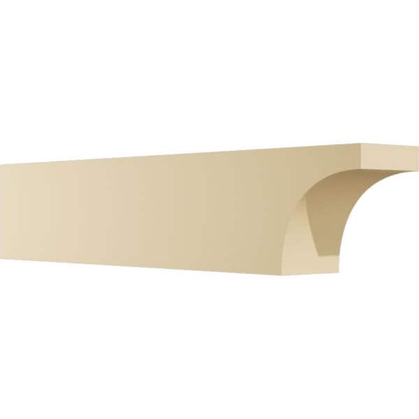 Ekena Millwork Standard Huntington 4 in. W x 6 in. H x 30 in. D Signature Urethane Rafter Tail Outlooker