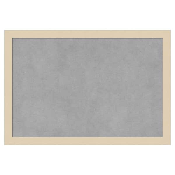 Amanti Art Svelte Natural 19 in. x 13 in. Framed Magnetic Board