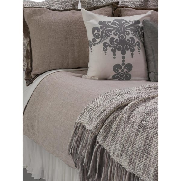 Couture Dreams Whisper Off White King Bed Skirt