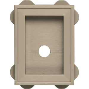 5.5 in. x 8.625 in. #085 Clay Wrap Around Mounting Block