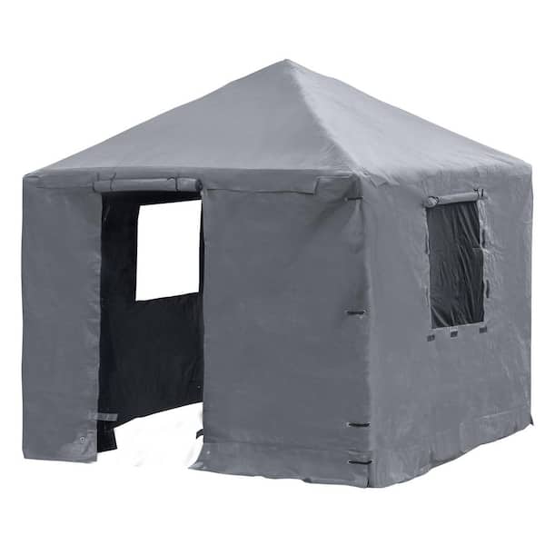 8 ft. x 8 ft. Universal Grey Winter Cover For Gazebos