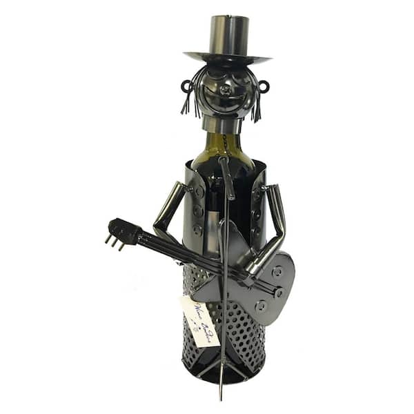 1-Bottle Guitar Player Wine Rack
