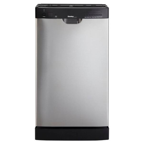 Danby 18 in. Front Control Dishwasher in Stainless Steel-DISCONTINUED