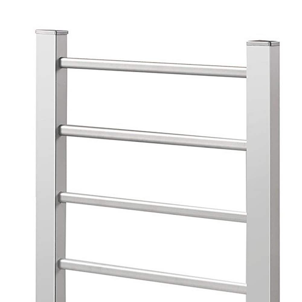 Chrome 6-Bar Freestanding Towel Warmer Rack