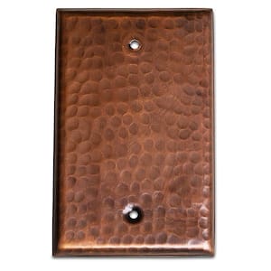 Pure Copper Hand Hammered Blank Wall Plate