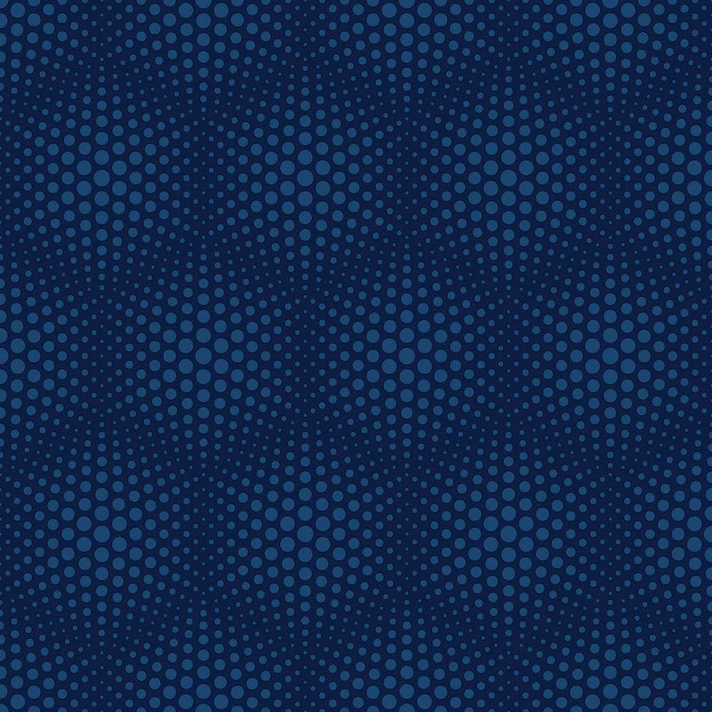 Milo Blue Bubble Geometric Wallpaper