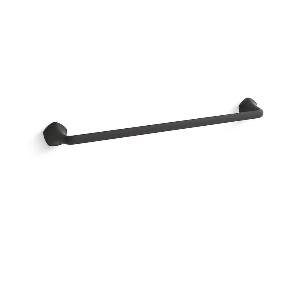 KOHLER Sundae 24 in. Towel Bar in Matte Black R31058BL The Home Depot