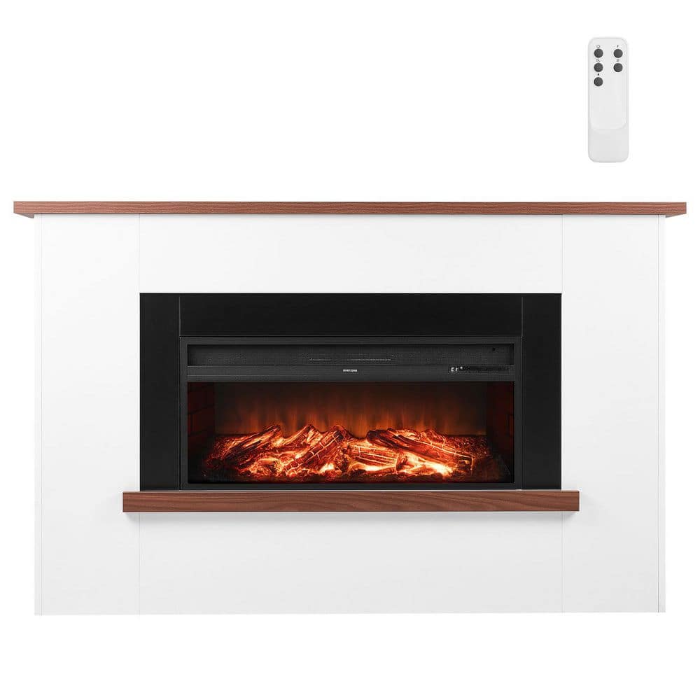 VEVOR 15.75 in. Freestanding Fireplaces, 1500W 5120BTU Fake