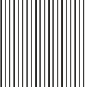 Smart Stripes 3 Black/White Breton Stripe Matte Finish Non-Pasted Vinyl on Non-Woven Wallpaper Roll