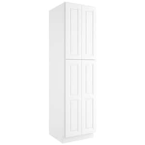 24-in W X 24-in D X 84-in H in Traditional White Plywood Ready to Assemble Floor Wall Pantry Kitchen Cabinet