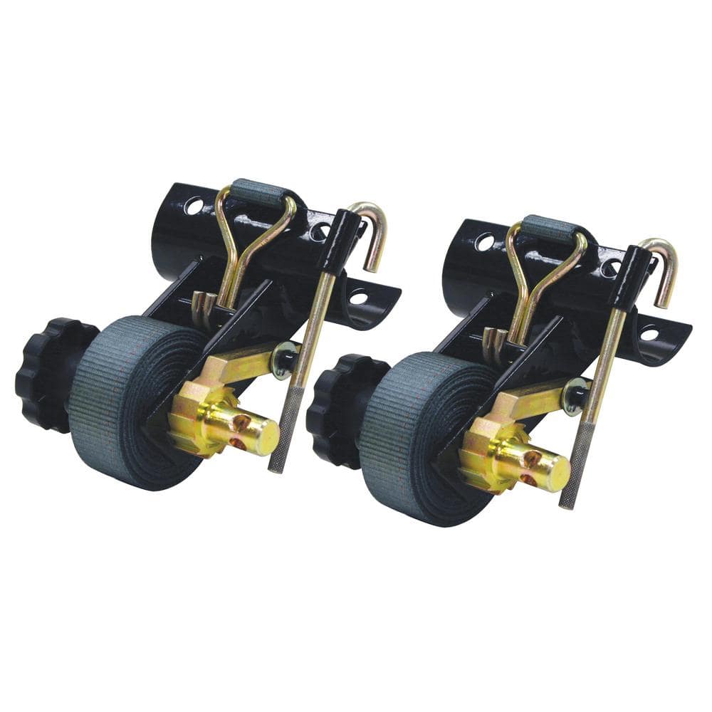 Ladder Rack Ratchet Tie Down Tube Mount With Double J Hooks, Set of 2 price history on PriceWatchPro