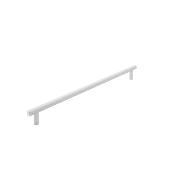 Richelieu Hardware Hearst Collection 12-5/8 in. (320 mm) Modern Aluminum Knurled Cabinet Bar Pull