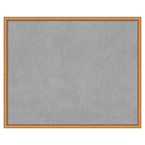 Amanti Art Salon Scoop Copper 42 in. x 34 in Framed Magnetic Board