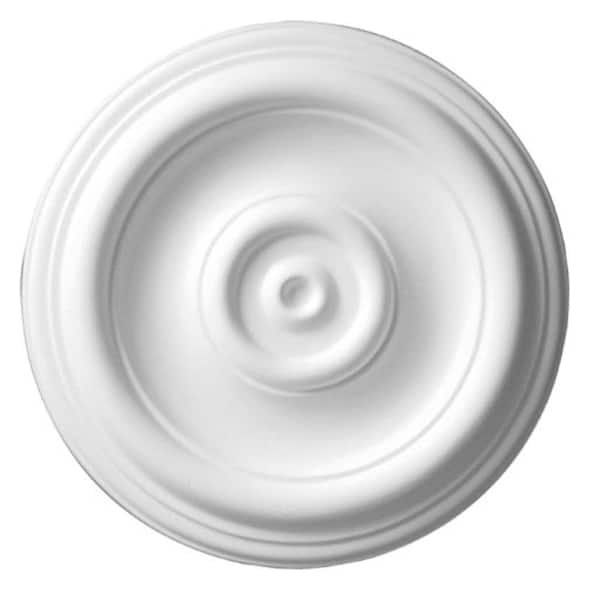 American Pro Decor 12 in. x 1-1/8 in. Plain Polyurethane Ceiling Medallion