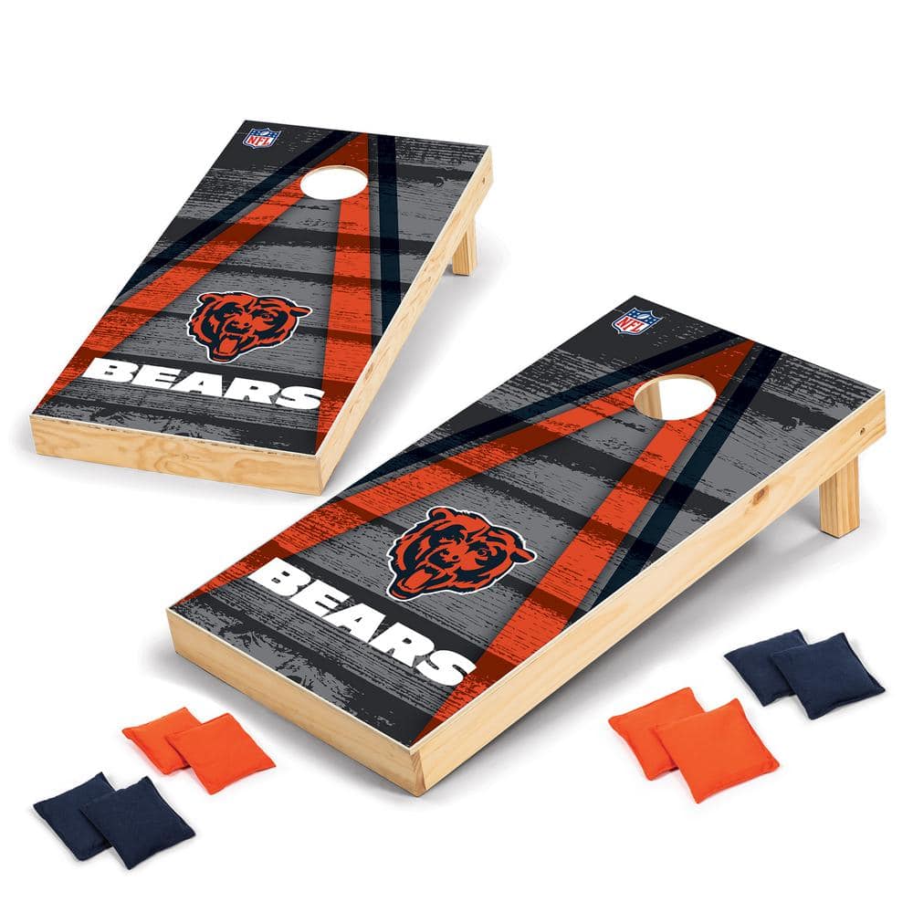 Wild Sports Chicago Bears 24 in. W x 48 in. L Cornhole Bag Toss Set  1-16047-VT105XD The Home Depot