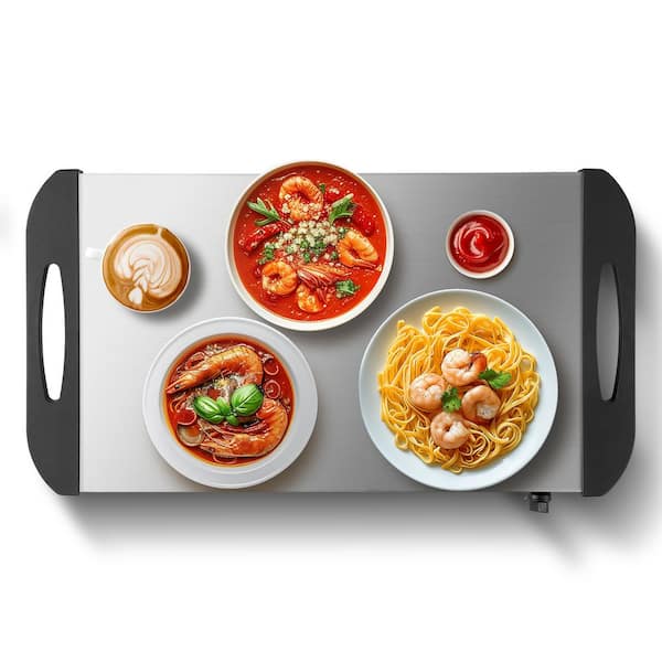 VEVOR Electric Warming Tray, Food Warming Trays for Buffet, Warming Trays with Adjustable Temperature Control