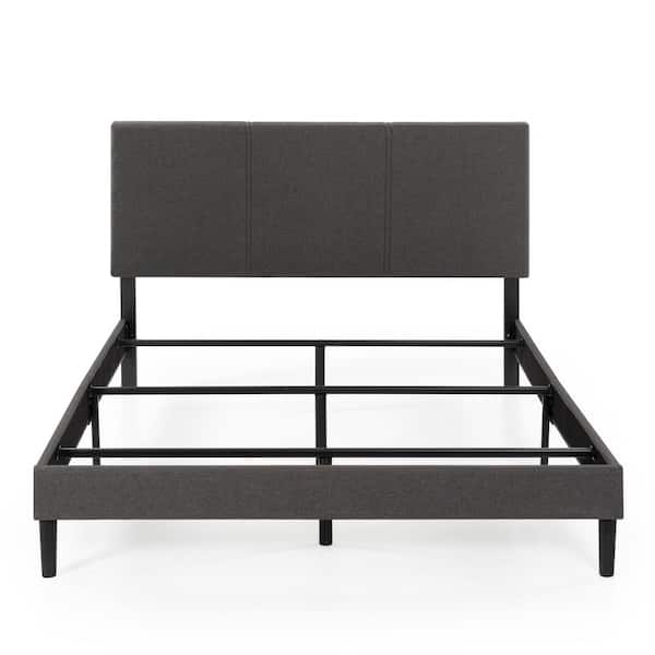 Zinus Cambril King Upholstered Bed Frame ZUFPPBC238K The Home Depot