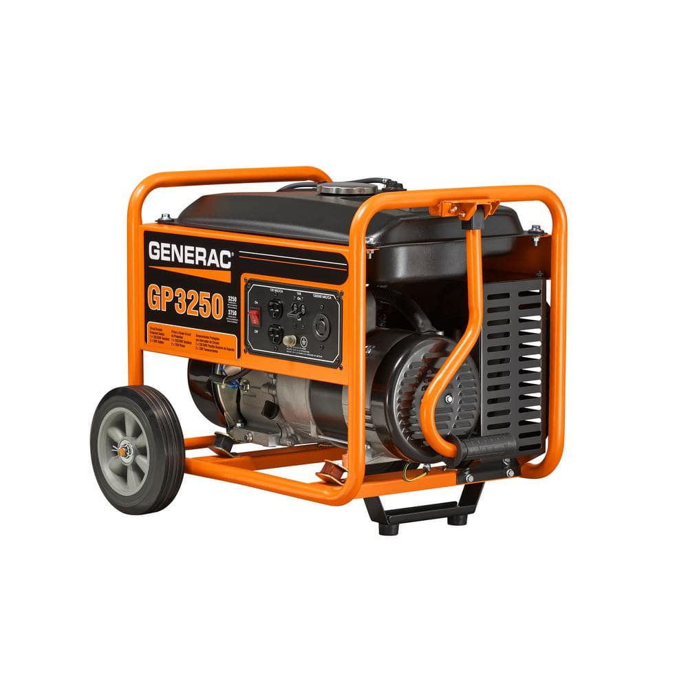 Generac 3 250 Watt Gasoline Powered Portable Generator 5982 The Home Depot