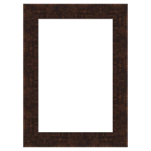 William Mottled Bronze Narrow 16 in. x 22 in. Polystyrene Framed Dry Erase Magnetic Memo Board