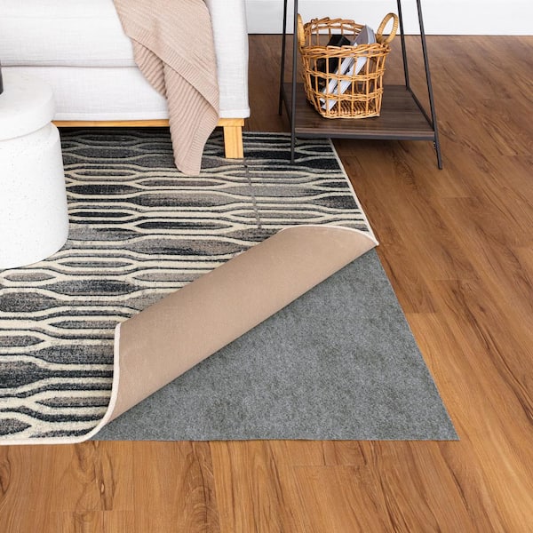Rugs.com - 9' x 12' Everyday Performance Rug Pad 1/4 Thick Felt & Non-Slip  Backing Perfect for Any Flooring Surface 